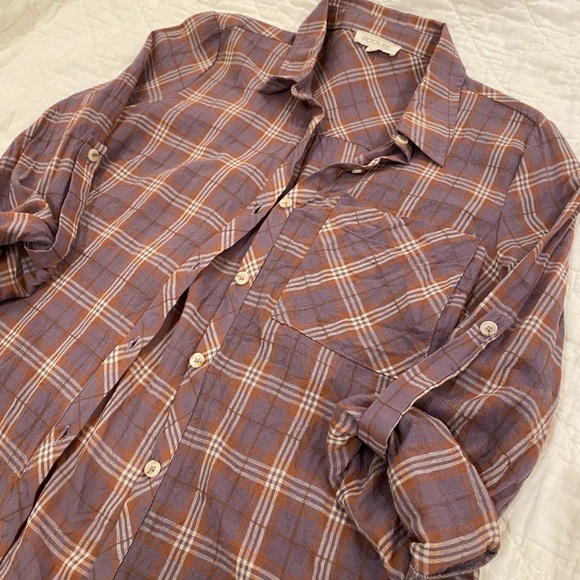 Roolee Plaid Button Up - Picture 2 of 2